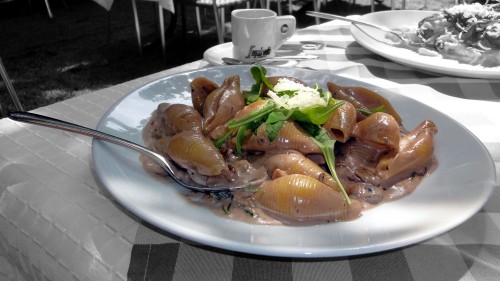 „Conglioni Boscaiola“ im „Toscana“