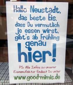 Ganz schön frech die Werbung!