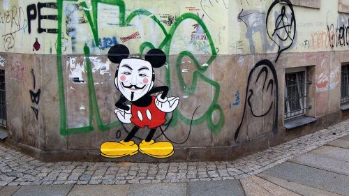 Anonymouse - gesehen von Christoph an der Prießnitz-/Ecke Louisenstraße.