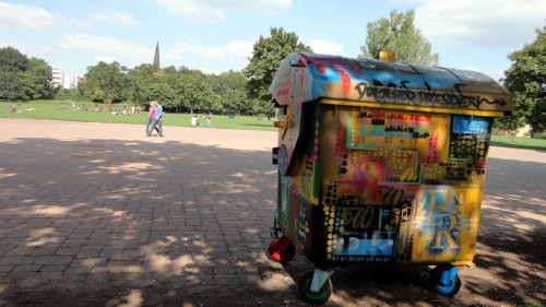 Bunter der Alaunplatz.