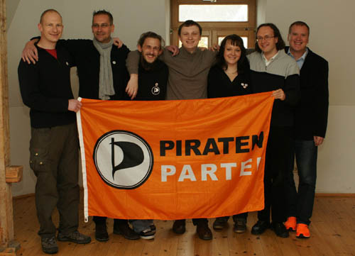 Der neue Piraten-Vorstand.