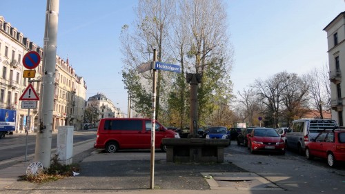 Künftig soll der Brunnen wieder fließen.