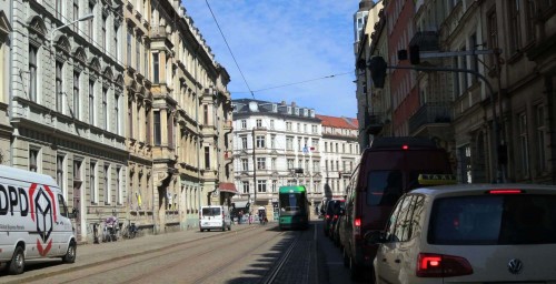 Ab Mittwoch für Autos gesperrt: Hoyerswerdaer Straße