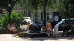 Brunnen am Martin-Luther-Platz