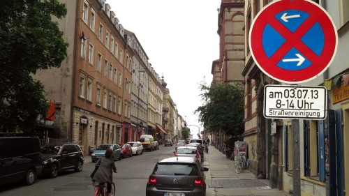 am Mittwoch, ab 8 Uhr Halteverbot auf der Südseite der Louisenstraße