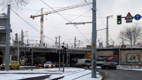 Eisenbahnbrücke über die Hansastraße