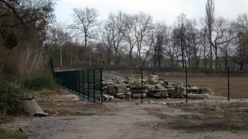 Der Russensportplatz wurde inzwischen ordentlich beräumt.