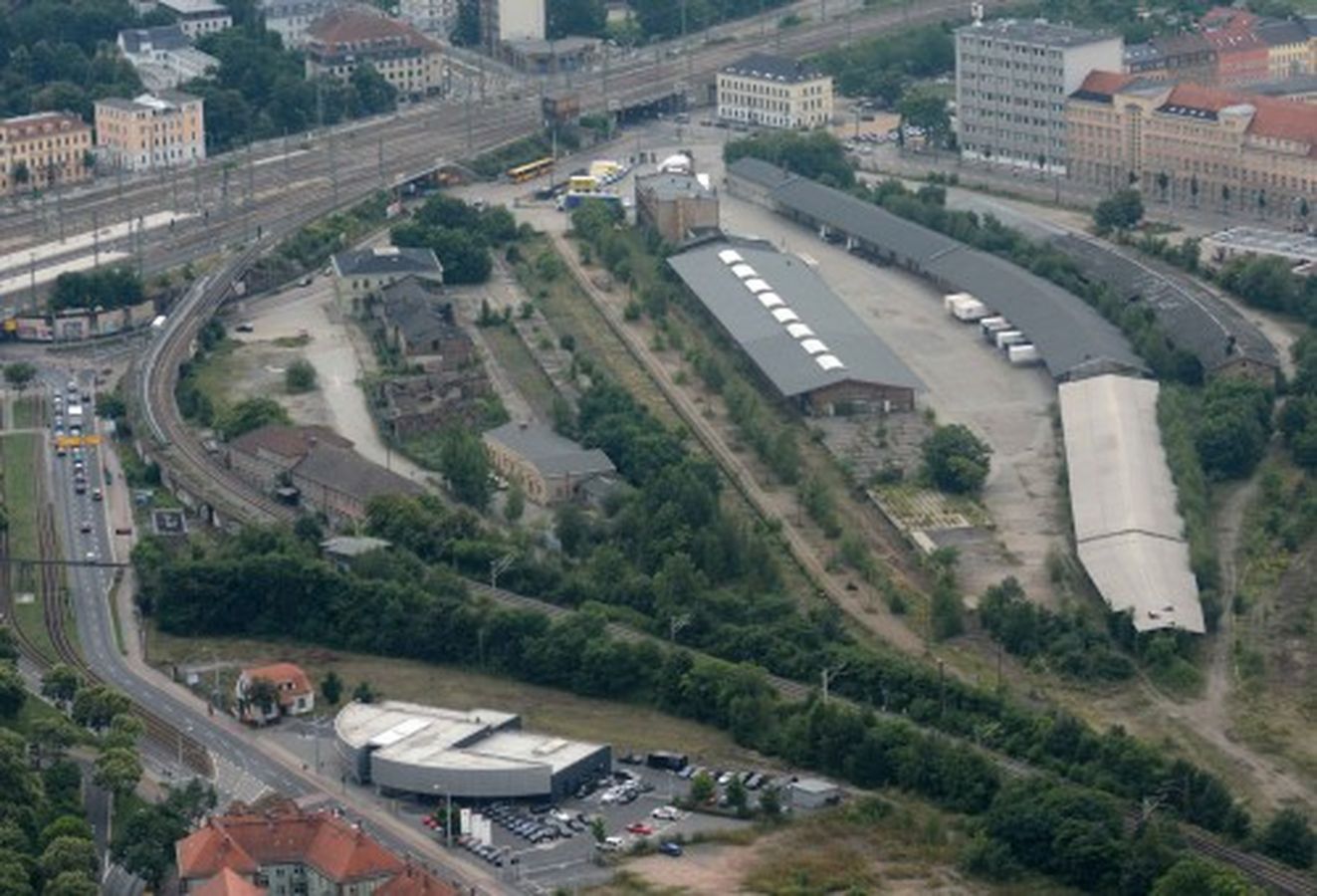 Luftbild vom Gelände, Foto: Dietrich Flechtner