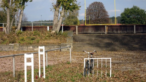 Die alte Radrennbahn ist jetzt Monarchs-Trainingsgelände