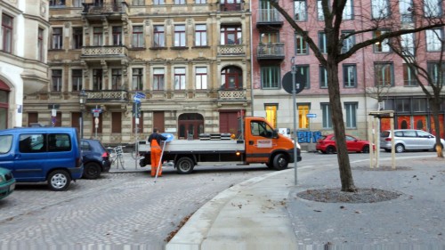 Heute morgen wurden die letzten Baustellen-Schilder entfernt.