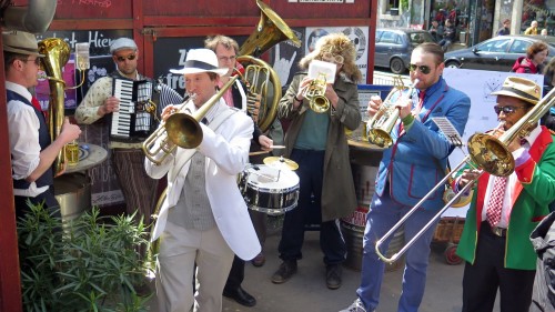 Brassband "Stara Laubemia" in Katys Garage