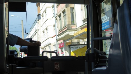 Für S-Bahnfahrer ungewohnte Aussichten.