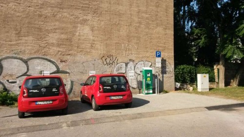 Stromtankstelle an der Einfahrt zur Seifhennersdorfer Straße - Foto: Drewag