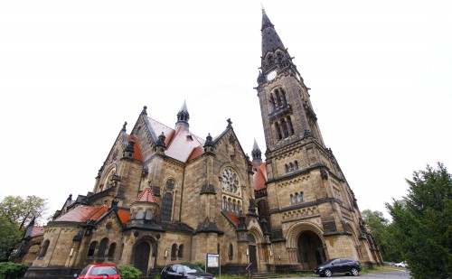 Die Garnisonkirche St. Martin an der Stauffenbergallee – Foto: Youssef Safwan