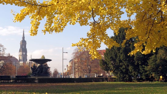 Der Brunnen "Stilles Wasser" ist jahreszeitgemäß derzeit ganz still.