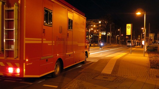 Feuerwehr vor Ort