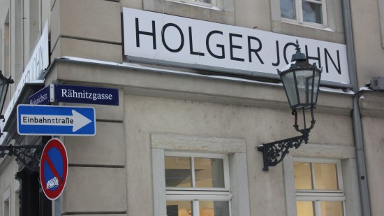 Die Rähnitzgasse ist Heimsitz der Galerie John