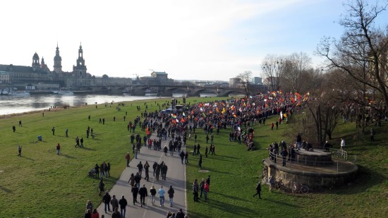 Pegida an der Elbe