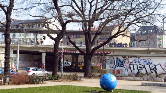 Bombenalarm: Der S-Bahnhof am Bischofsplatz musste kurzzeitig gesperrt werden.