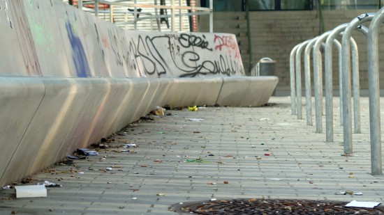 Der neue Dreck-Platz der Neustadt.