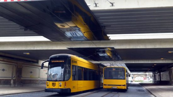 Eisenbahnbrücke an der Hansastraße