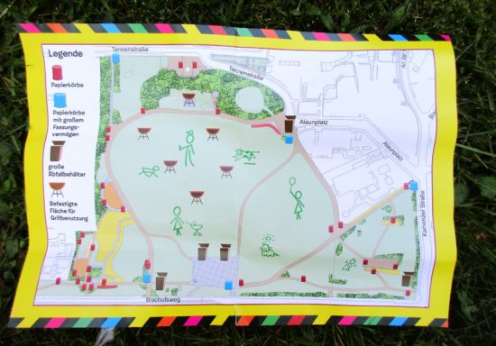 Ein Plan für weniger Müll im Alaunpark