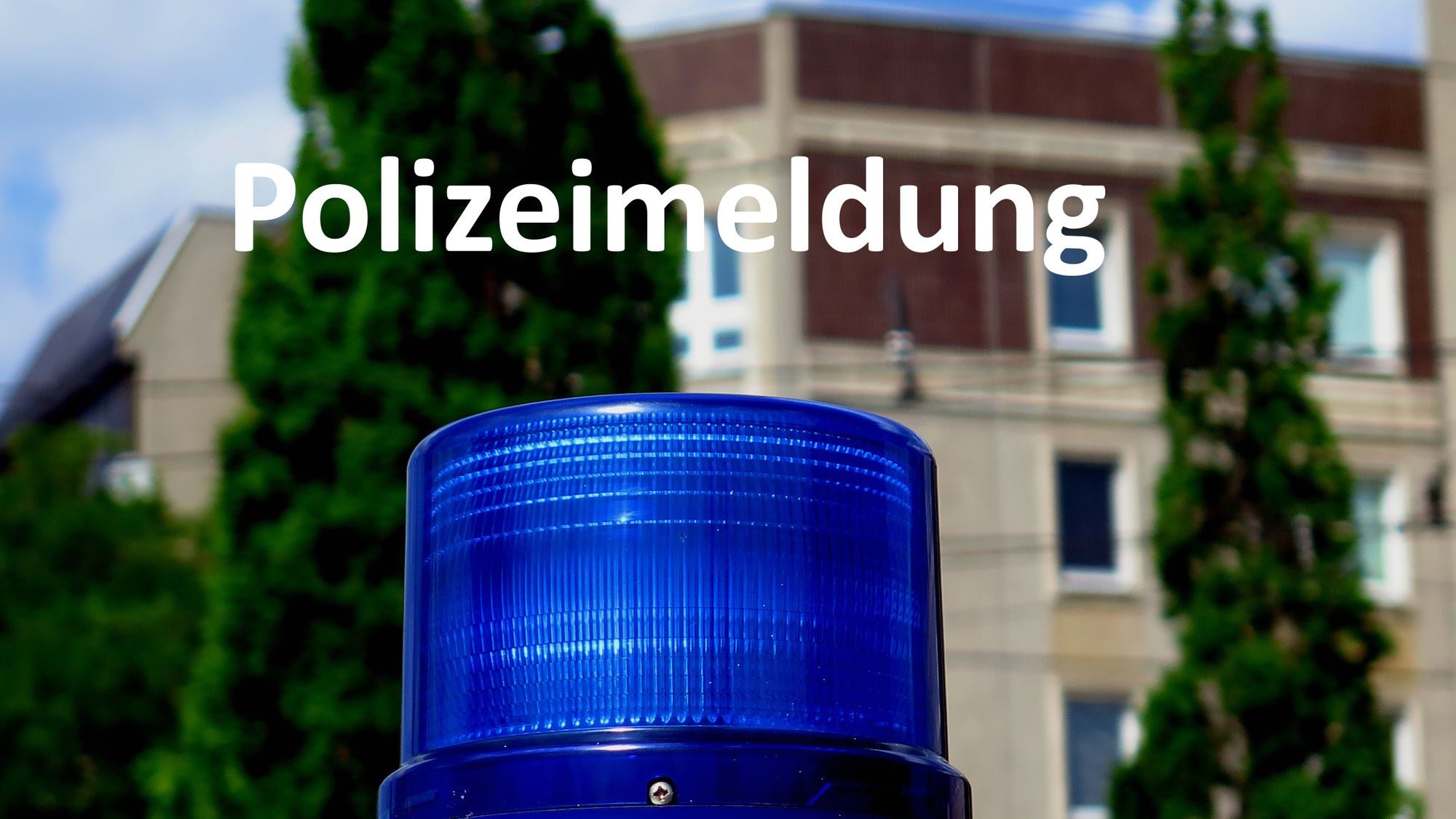 Baggerschaufel geklaut - Polizeimeldung