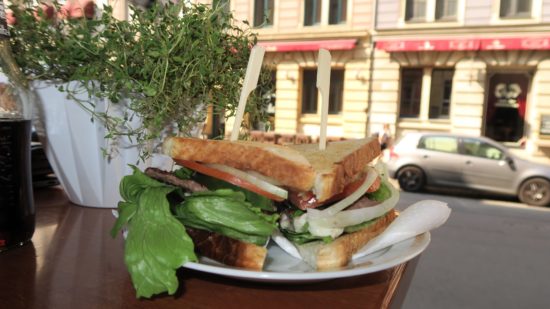 Sandwich mit Ausblick