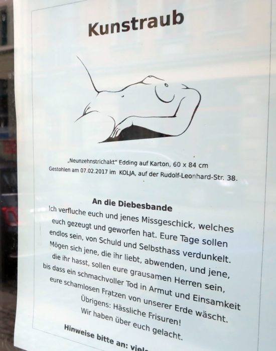 In der Haut der Diebe möchte man nicht stecken.