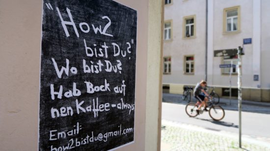 "How bist Du?" an der Sebnitzer Straße