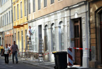 Der Herren-Klamotten-Laden auf der Alaunstraße wird renoviert. Foto: Anton Launer