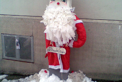 Weihnachtsmann auf der Nordstraße