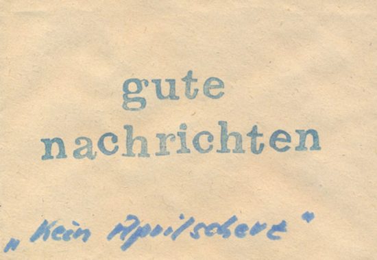 Brief ans Neustadt-Geflüster