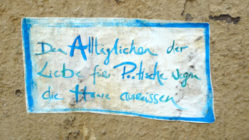 Alltag und Poetik, gesehen an der Sebnitzer Straße