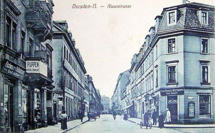 Alaunstraße historisch