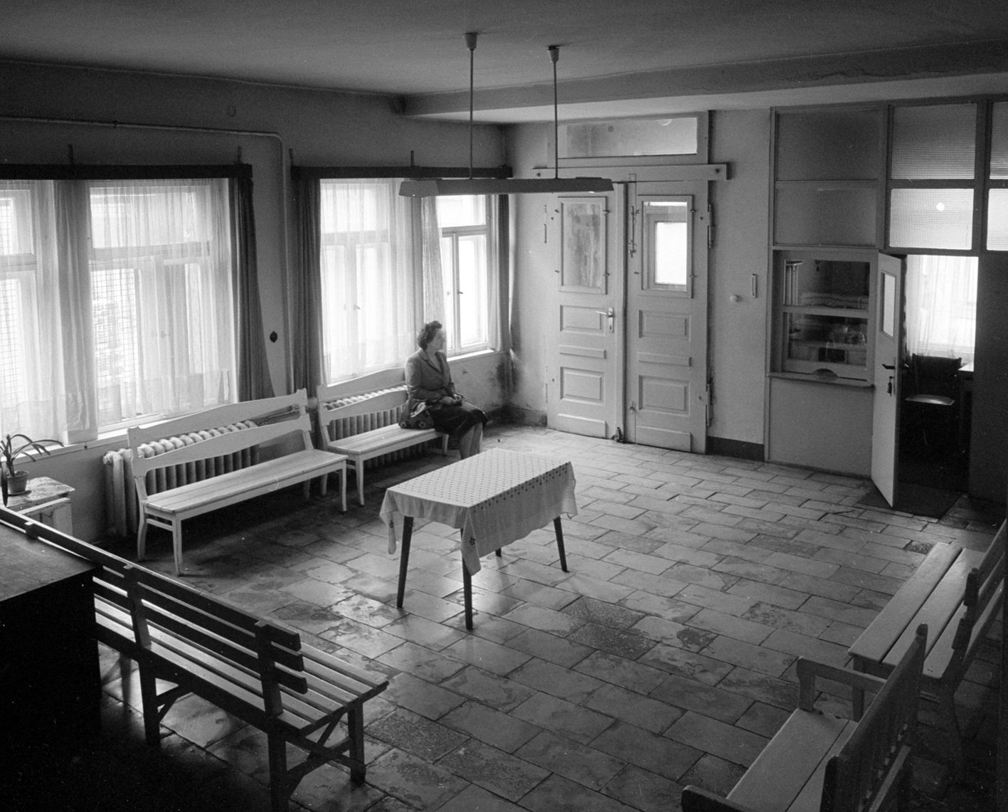 Im Warteraum der Wannenbäder - Foto: Günter Starke DGPh