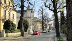 Blick in die Forststraße Richtung Bautzner Straße