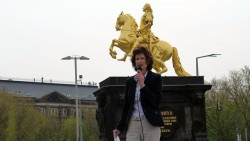 Wahlkampfauftakt am Goldenen Reiter