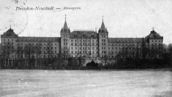 Alaunplatz auf einer Postkarte von 1923