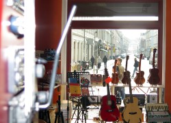 Der Musikladen mit Spitzen-Ausblick