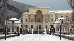 Militärhistorisches Museum im Schnee