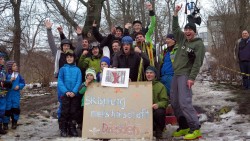 Insgesamt 16 Teilnehmer, diesmal keine Frau, kämpften um den noch nicht fertig gestellten Wanderpokal.