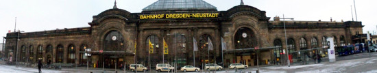 Der Bahnhof Neustadt im Februar 2009