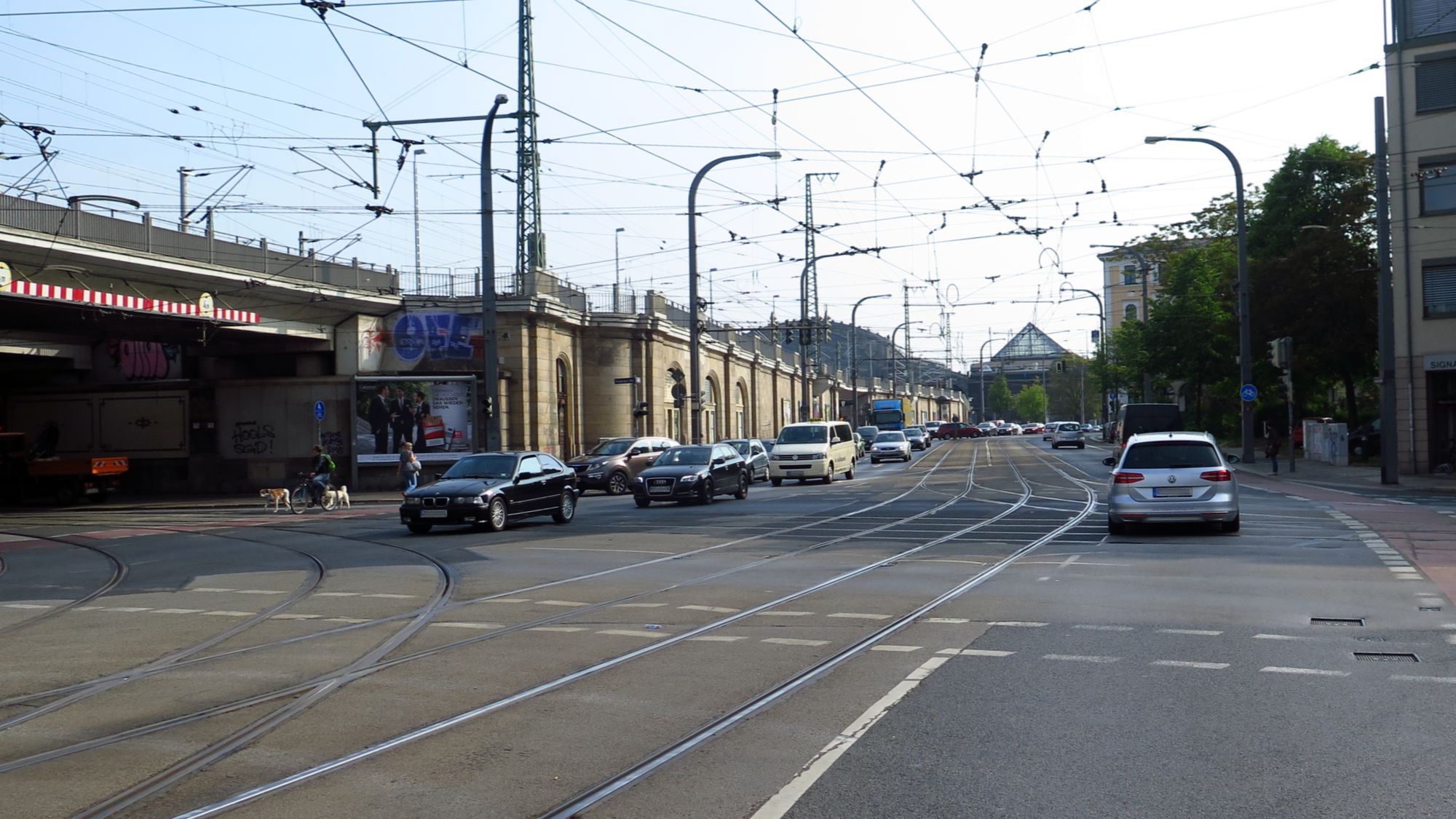 Umleitungen an der Anton-/Leipziger Straße