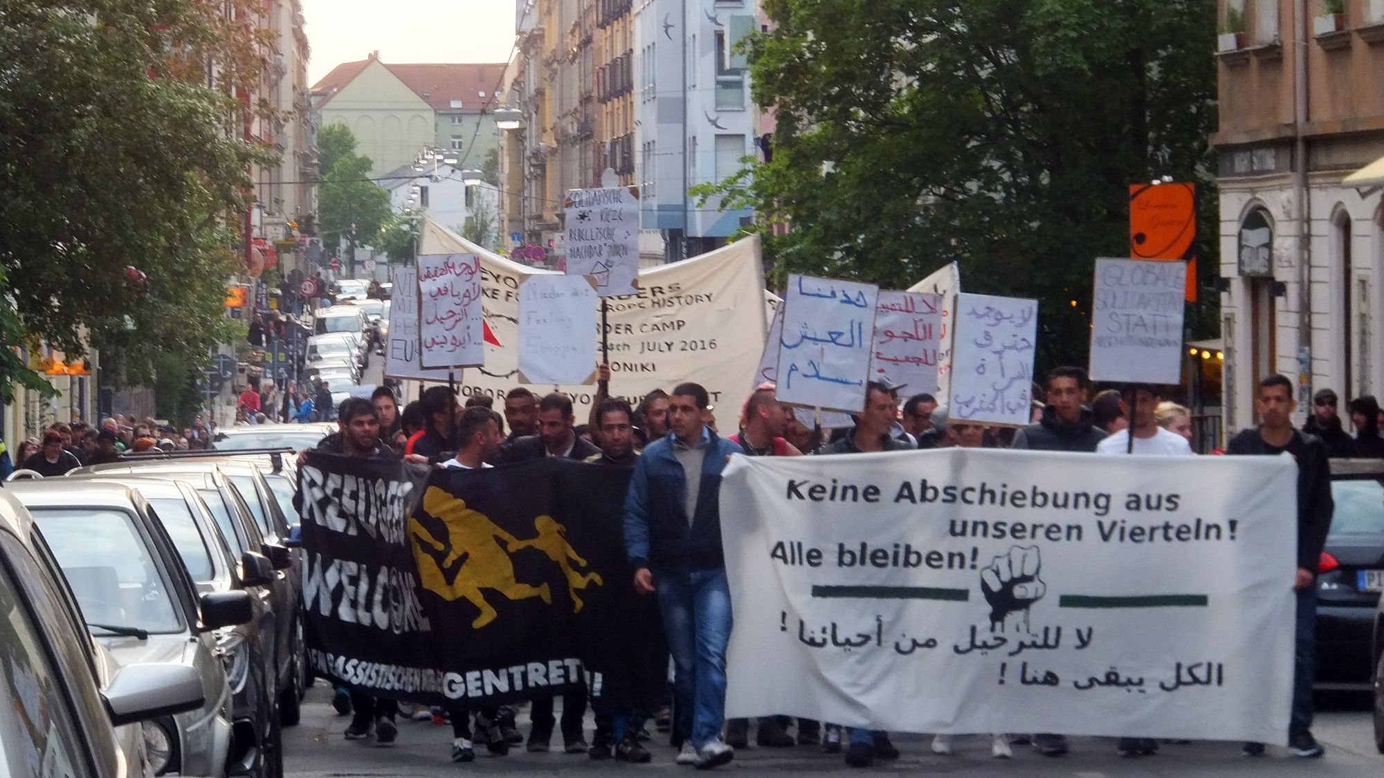 Demo gegen Abschiebungen