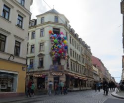 Luftballons auf der Louisenstraße