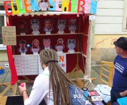 Eulenwerfen auf der Talstrasse