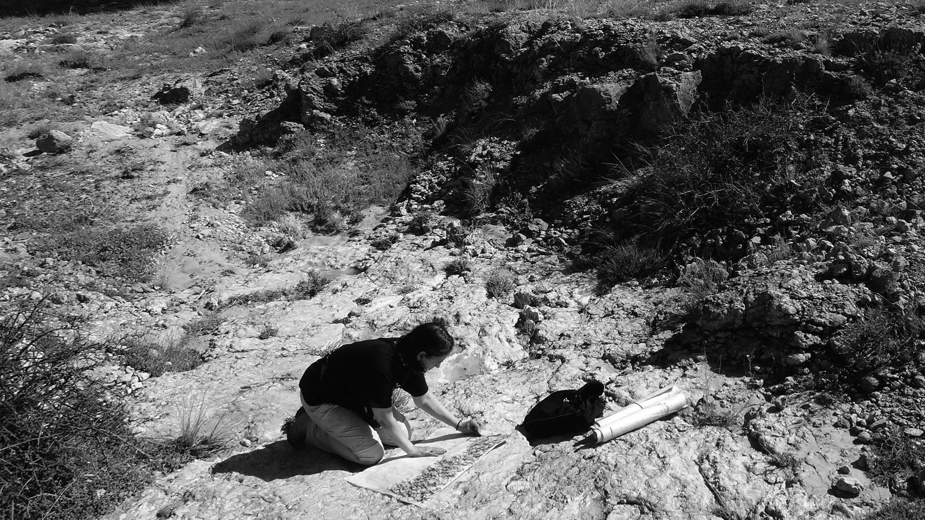 ... bei der Arbeit, Kemah - an der Straße nach Erzinkan, Türkei 2014 - Foto: Lisa M. Stybor