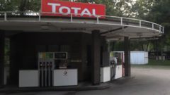 Die überfallene Tankstelle an der Bautzner Straße.