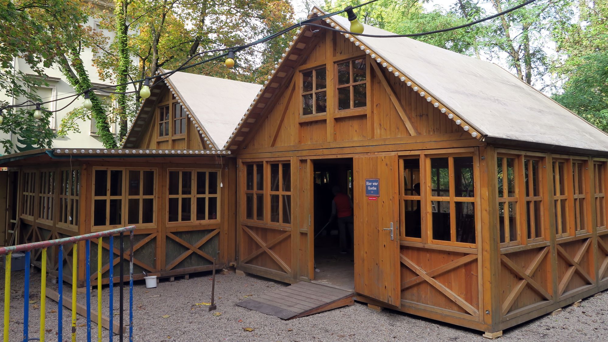 Zum 6. Mal Winterhütt'n im Louisengarten